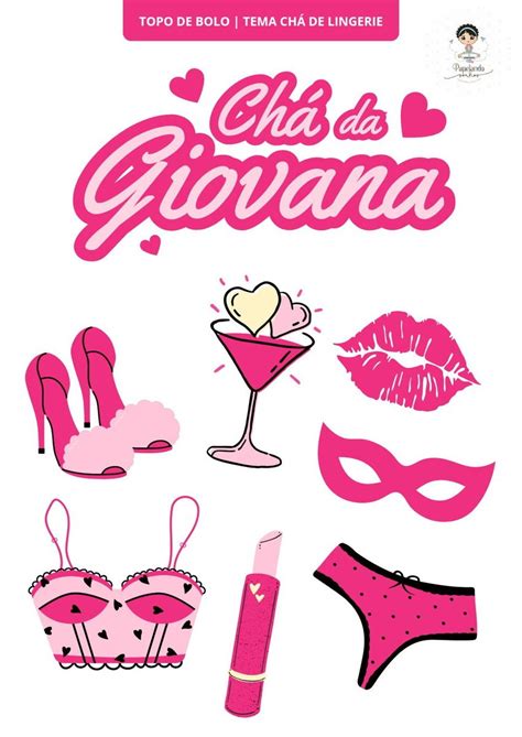 Topper De Bolo Ch De Lingerie Elo Produtos Especiais