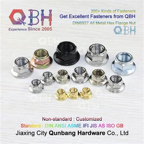 Qbh DIN 6927 DIN6927 Stainless Steel SUS304 SUS316 M5 M20 Hex Hexagon