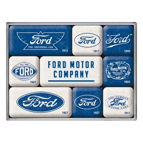 Magnet set Ford - Logo Evolution