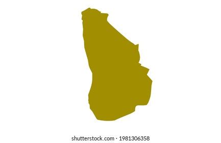 Yellow Silhouette City Map Eldoret Kenya Stock Vector (Royalty Free ...