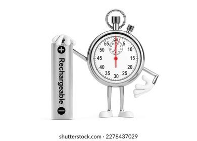 Modern Stopwatch Cartoon Person Character Mascot Stock Illustration ...