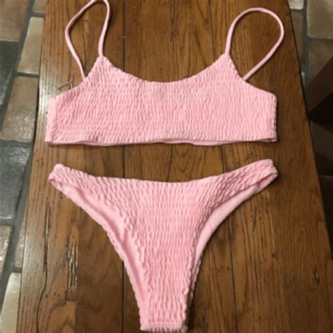 Swim Smocked Cheeky Bikini Mutiple Colors Poshmark