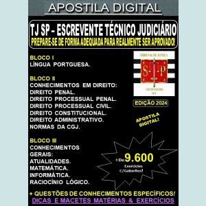 APOSTILA CONCURSO TJ SP 2024 Editora Multimídia