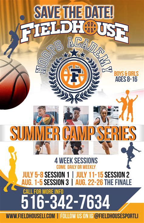 Summer Camps at the Fieldhouse!