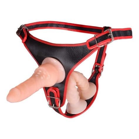 Strap On Dildo Sex Harness With 2 Removeable Dildo Realistic Penis Adult Sex Toys For Couples