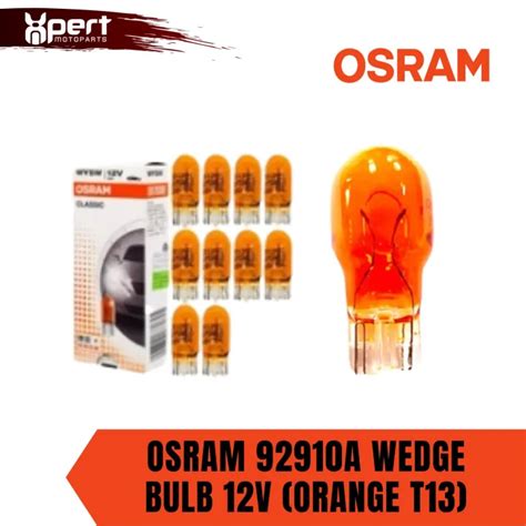 Original Osram Wedge Signal Bulb V Orange T Lazada Ph