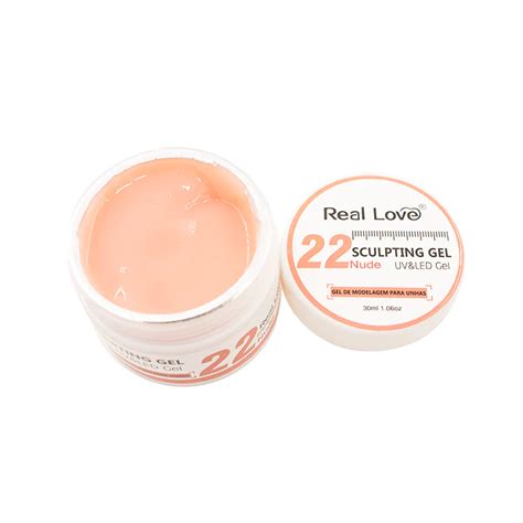 Sculpting 22 Nude UV LED Gel Real Love 30ml Usina Das Unhas