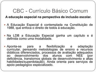 Currículo Básico Comum do Espírito Santo PPT