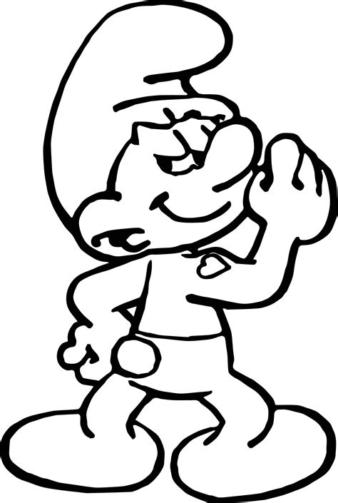 Awesome Hefty Smurf Coloring Pages Coloring Pages Cute Dragon