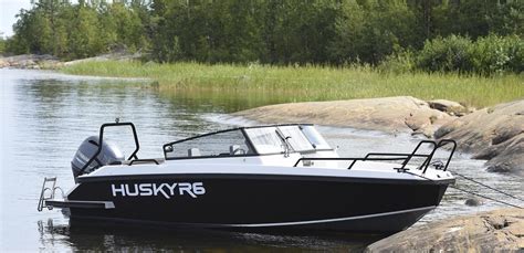 Finnmaster Husky R6 Black Edition F115 Motor Boat 2021 Pirkkala