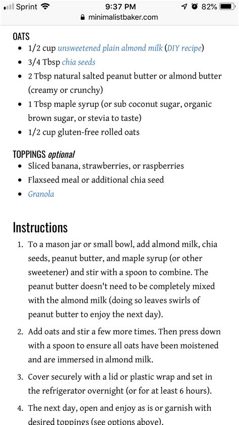 Overnight oats recipe - Recipes - Huel