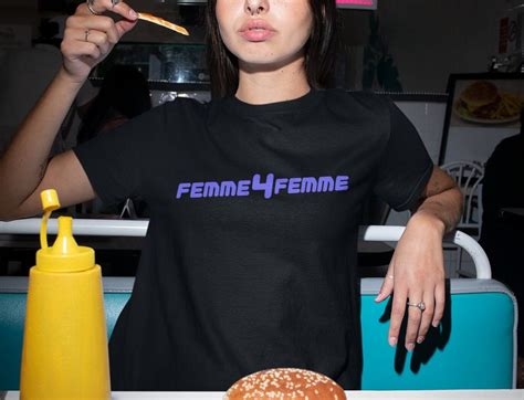 FEMME LESBIAN SHIRT Subtle Lgbtq Pride Merch Lesbian Girlfriend Gift T Shirt Bi Pride Tshirt