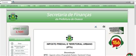 Iptu Osasco Consultar Valor Datas E Via De Pagamento