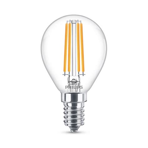 Philips Classic Led Bulb E14 P45 6 5w 2 700k Clear Lights Ie