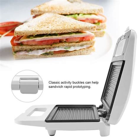 SALALIS machine à sandwich électrique Plaque de cuisson antiadhésive