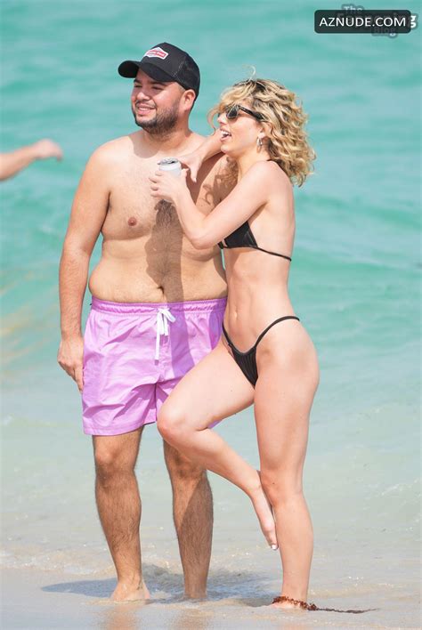 Megan Eugenio Stuns In Sexy Bikini At Miami Beach Event Aznude