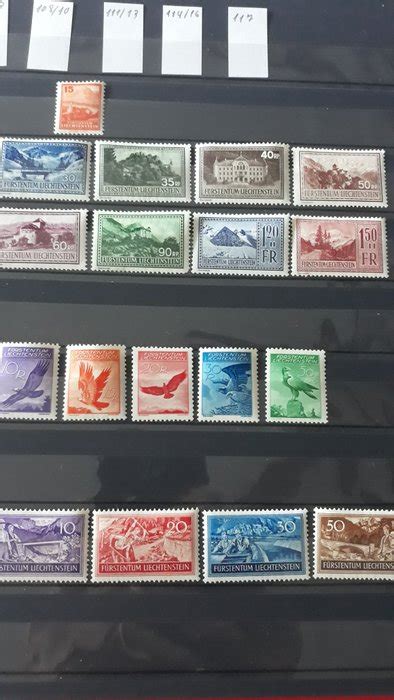 Liechtenstein 1934 1939 Collection avancée de timbres Catawiki