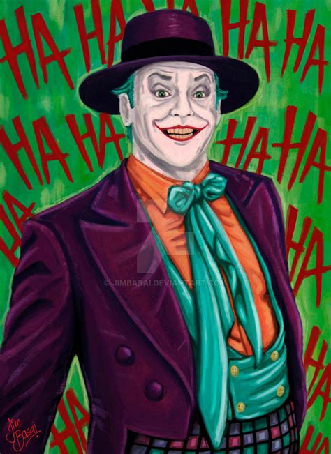 Joker Jack Nicholson Batman 1989 By Jimbasai On Deviantart