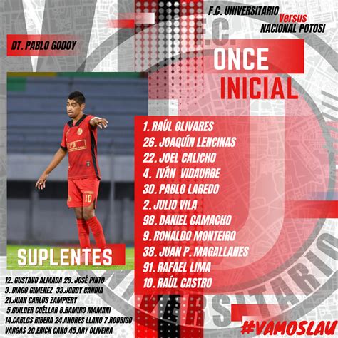 Estatísticas De Universitario De Vinto X Nacional Potosí - Alineaciones Universitario de Vinto vs Nacional Potosi | Futbol Boliviano