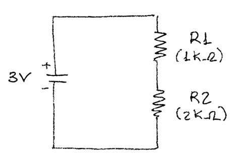 Calculating Voltage Drop In A Series Circuit Circuit Diagram