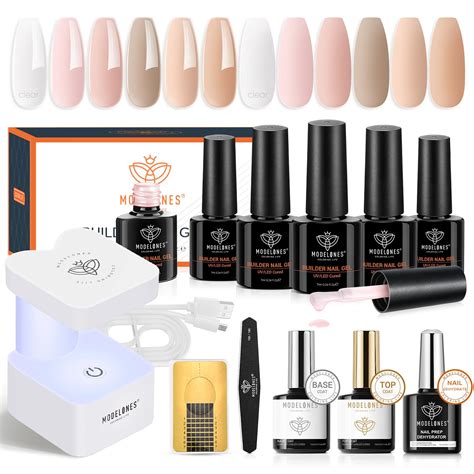 Modelones Aufbaugel F R Geln Gel In One Builder Gel F R N Gel Nude Rosa Farben Builder Gel