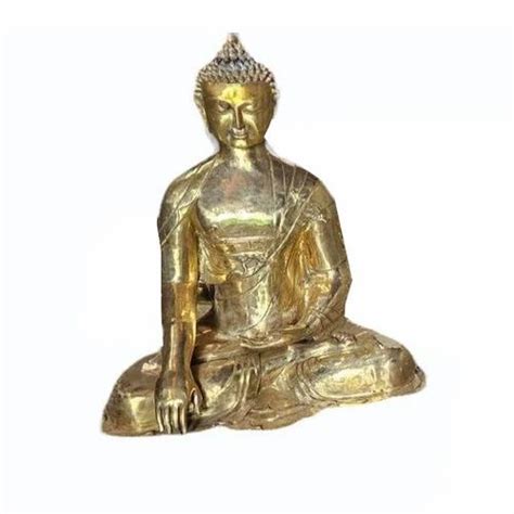 Golden Lord Buddha Brass Statue Temple At Rs In Ghaziabad Id