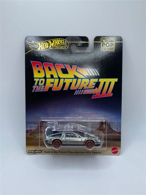 Hot Wheels Premium Back To The Future 3 Delorean Gift For Collectors Etsy