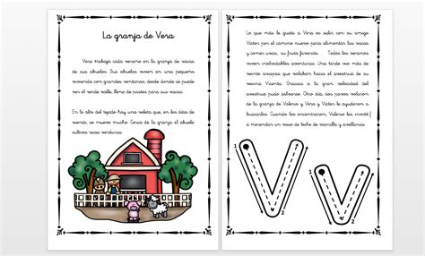 cuentos  fonemas la letra  la granja de vera orientacion andujar