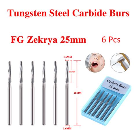 Dental FG Burs Surgical Zekrya Carbide Bone Cutter Finishing Bur 25