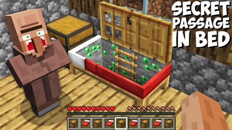 Why Villager Hide Secret Passage In Bed With Super Emerald Items In