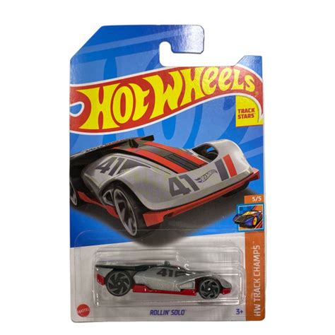 Hot Wheels металлическая машинка коллекционная в масштабе ROLLIN SOLO Серый купить с