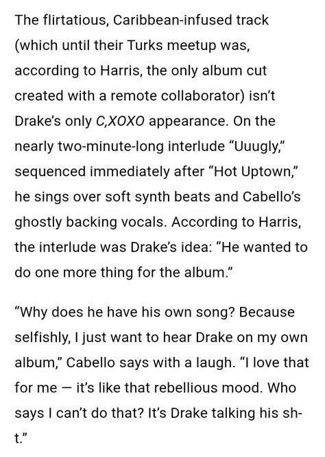 Camila Cabello Drake Hot Uptown UUUGLY OUT NOW Ktt2