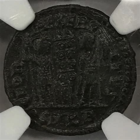 Roman Empire AE3/4 (BI Nummus) House of Constantine NGC Ancients Ch VF