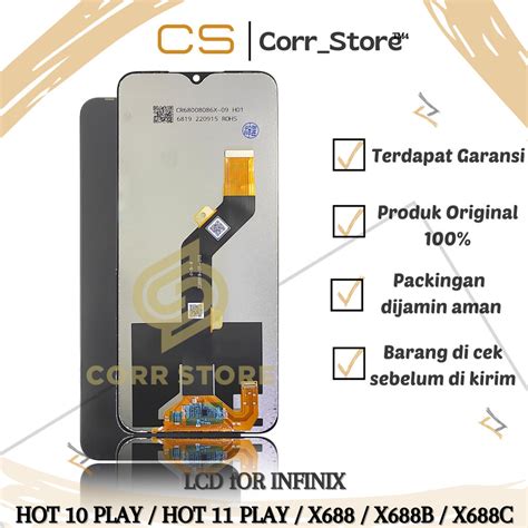 Jual LCD TOUCHSCREEN INFINIX HOT PLAY HOT PLAY X X B X C ORIGINAL FULLSET