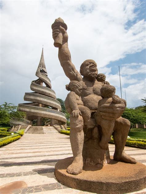 Reunification Monument Yaounde Cameroon Africa Travel Monument