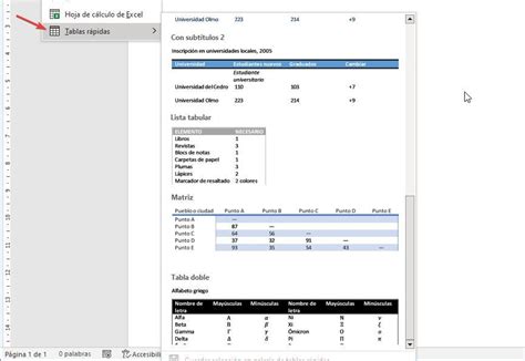 Cómo crear cualquier tabla en Word sin salir del programa