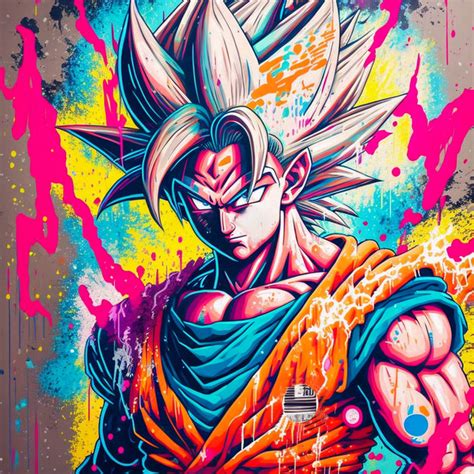 Goku Super Sayan Pop Art By Wiredlayer On Deviantart