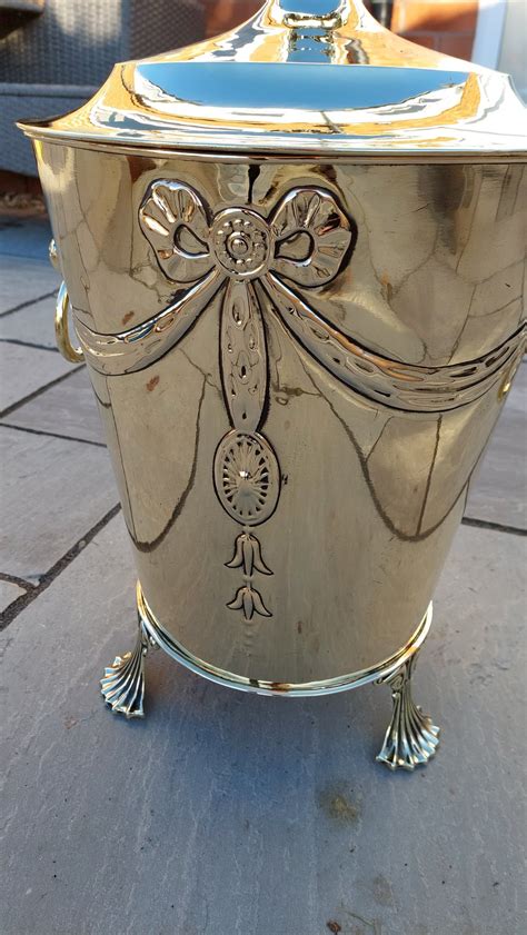 Antiques Atlas Edwardian Brass Coal Bucket