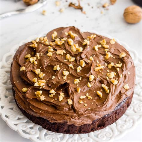 Chocolate Walnut Cake Story - Pastry Wishes