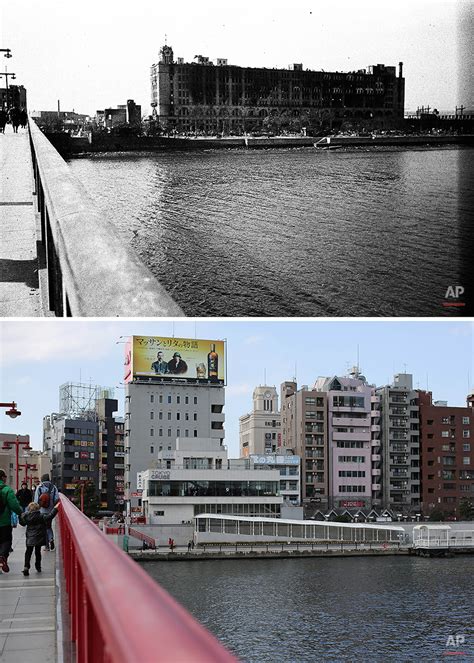 Tokyo 1945 Firebombing Then And Now Ap Images Blog