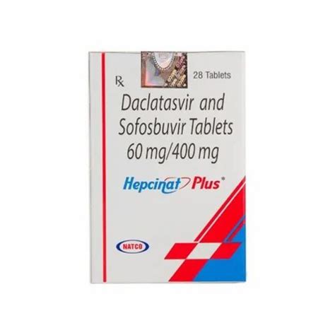 Hepcinat Plus Sofosbuvir Tablets, For Hepatitis C, 250 mg at best price ...