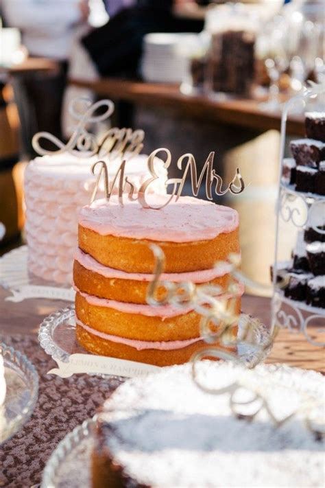 What S Trending Naked Cakes Junebug Weddings