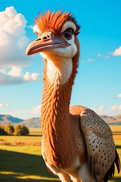 Premium Photo | Ostrich large bird animal wallpaper background