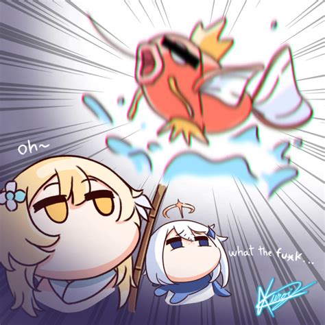 genshinimpact paimon hentai смешные картинки и другие приколы комиксы гиф анимация видео