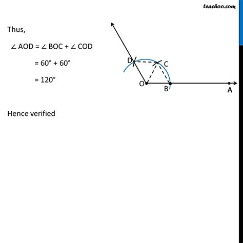 Construct An Angle Of 120° Using Compass Constructing Angles