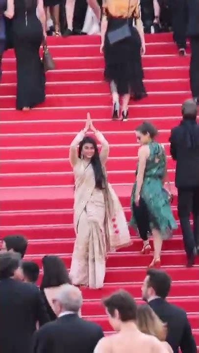 Aimee Baruah Slays Cannes Red Carpet In A Simple Muga Silk Sari Youtube