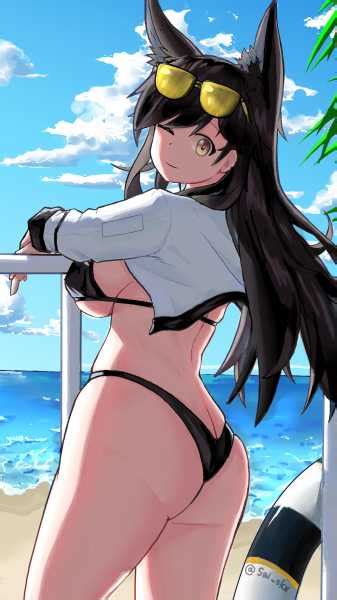 Atago Nee At The Beach Hentai Arena