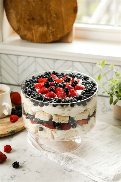 Red White And Blue Trifle Recipe For Berry Trifle