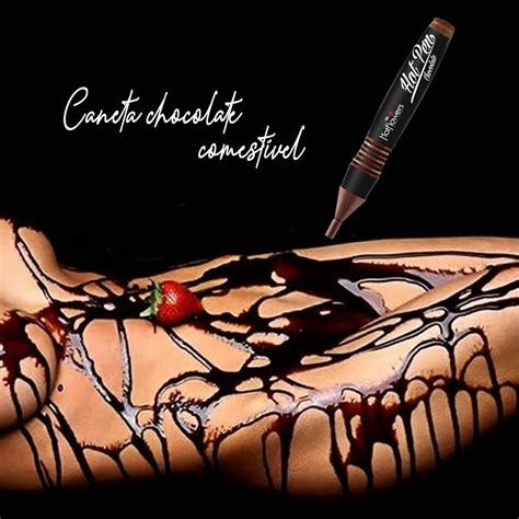 Caneta Hot Pen Sabor Aroma Morango Champagne Toque Da Pele