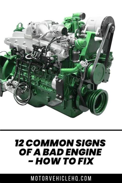 common signs   bad engine   fix motor vehicle hq